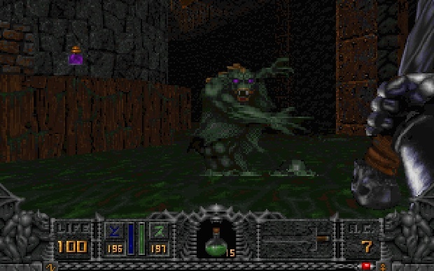 Screenshot for HeXen: Beyond Heretic on PC