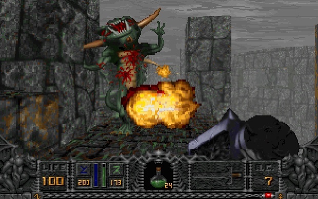 Screenshot for HeXen: Beyond Heretic on PC