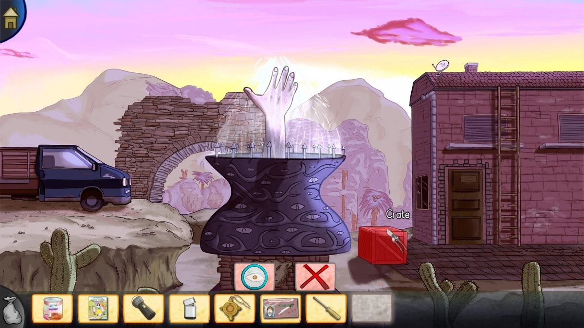 Screenshot for Demetrios: The Big Cynical Adventure on PlayStation 4