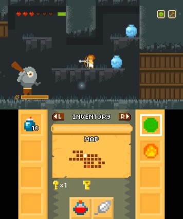 Screenshot for Elliot Quest on Nintendo 3DS