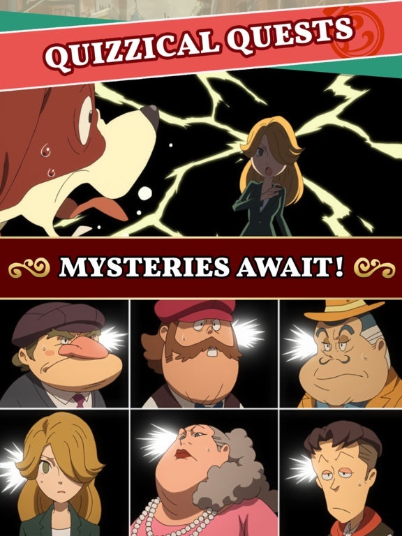 Screenshot for Layton's Mystery Journey: Katrielle and the Millionaires' Conspiracy on iOS