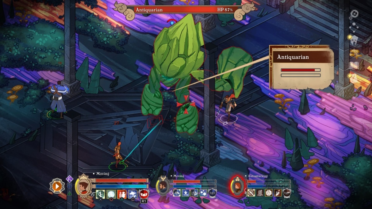 Screenshot for Masquerada: Songs and Shadows on PlayStation 4