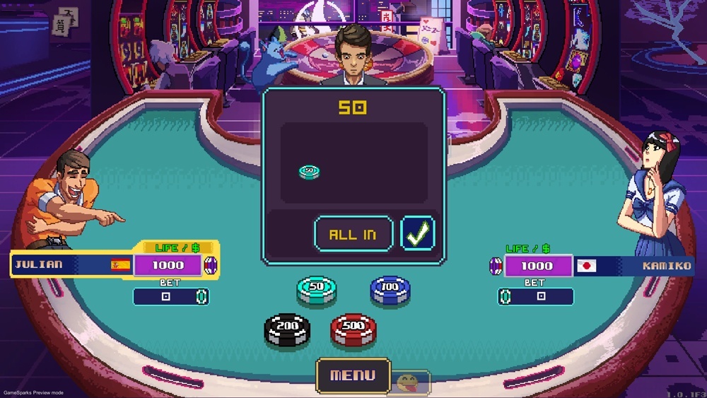 Screenshot for Super Blackjack Battle II Turbo Edition: The Card Warriors on PC