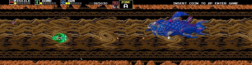 Screenshot for Darius on Arcade