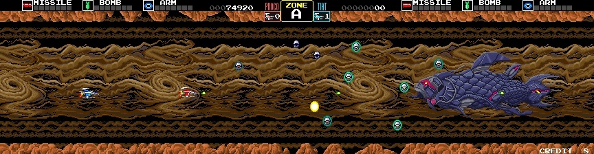 Screenshot for Darius on Arcade