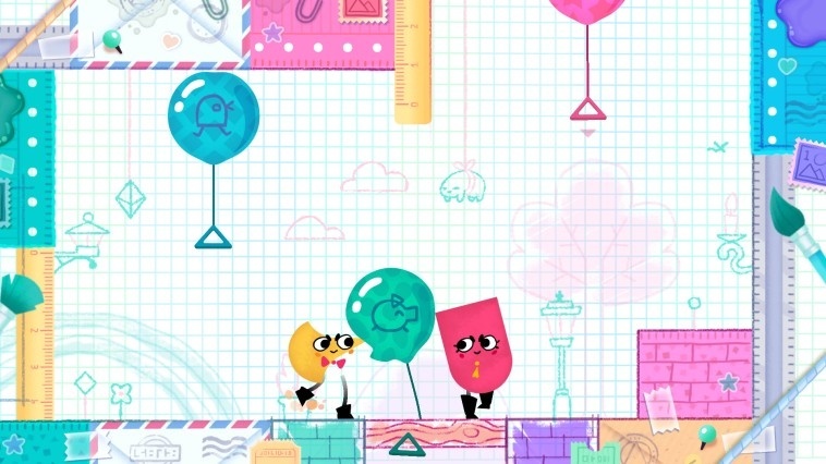 Screenshot for Snipperclips: Cut it Out, Together! on Nintendo Switch