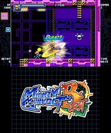 Screenshot for Mighty Gunvolt Burst on Nintendo 3DS