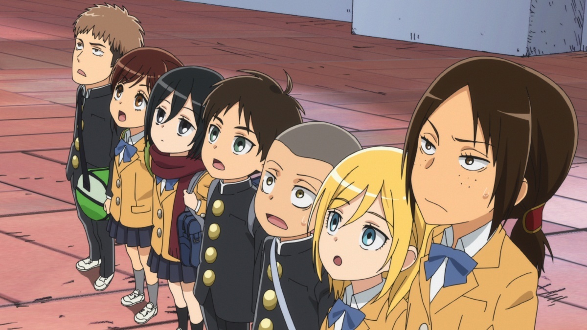 Image for Anime Review: Attack on Titan: Junior High (Lights, Camera, Action!)