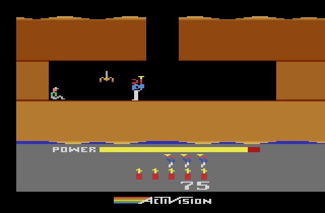 Screenshot for H.E.R.O. on Atari 2600