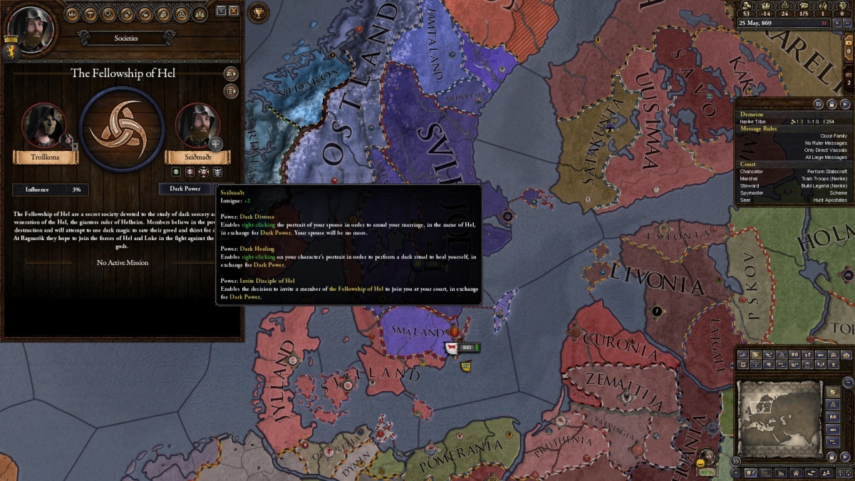 Screenshot for Crusader Kings II: Monks & Mystics on PC