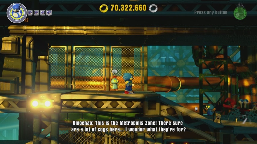Screenshot for LEGO Dimensions: Sonic the Hedgehog Level Pack on Wii U