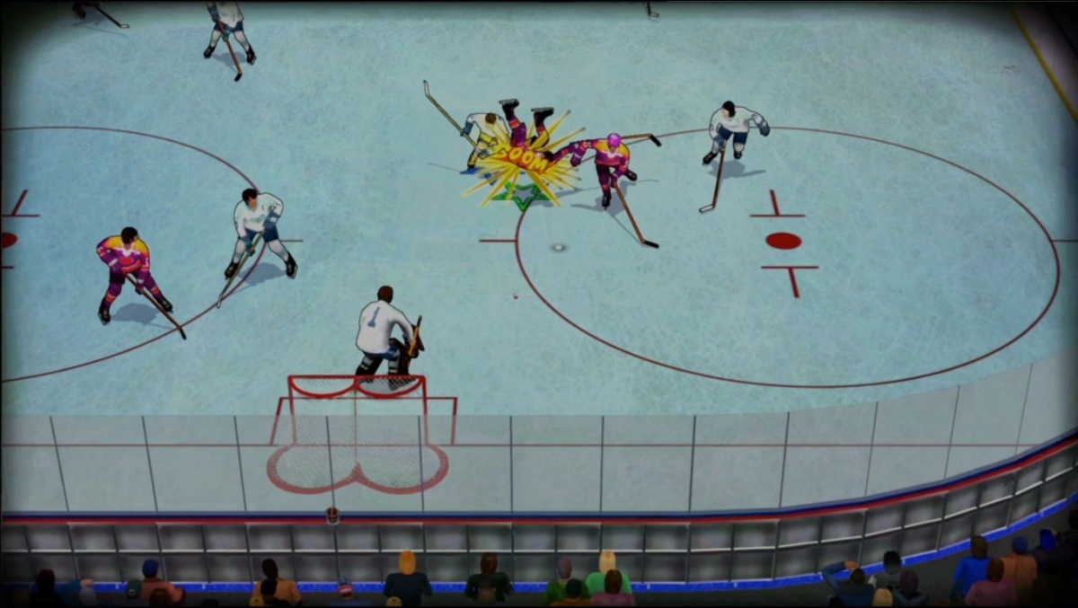 Screenshot for Old Time Hockey on PlayStation 4