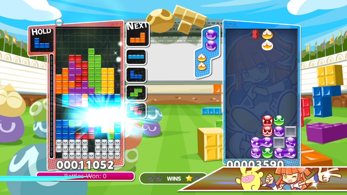 Screenshot for Puyo Puyo Tetris on PlayStation 4