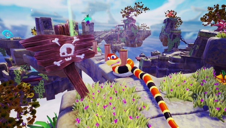 Screenshot for Snake Pass on PlayStation 4