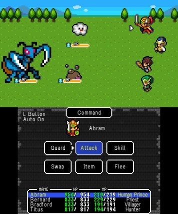 Screenshot for Dragon Sinker on Nintendo 3DS