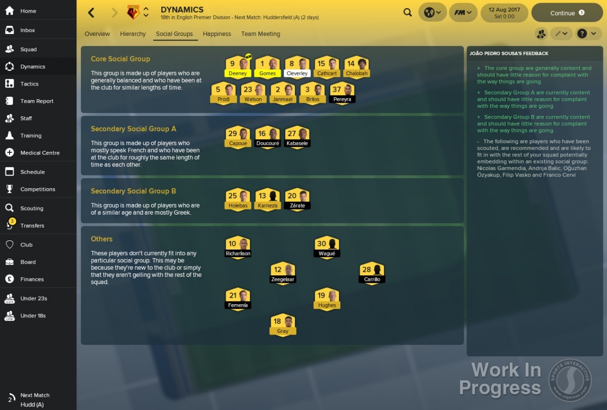 Screenshot for Football Manager 2018 on PC