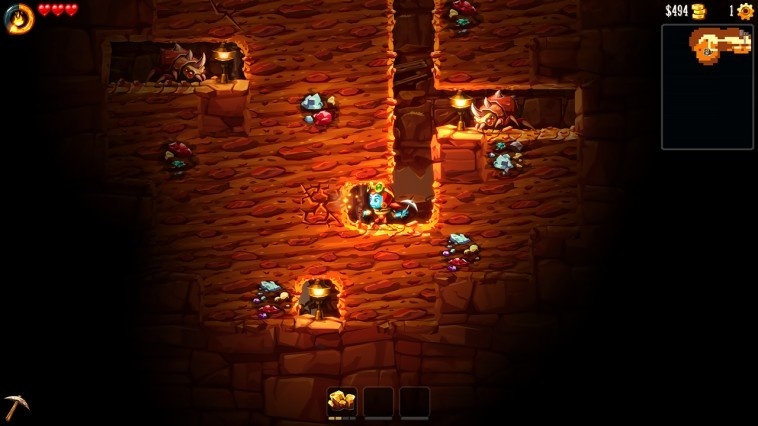 Screenshot for SteamWorld Dig 2 on Nintendo Switch