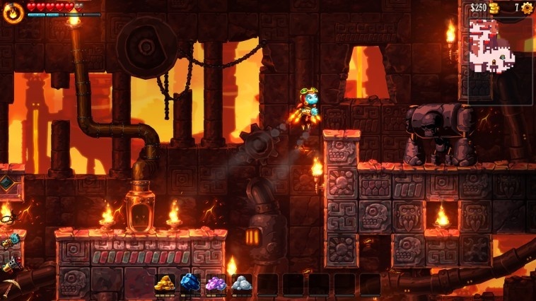 Screenshot for SteamWorld Dig 2 on Nintendo Switch