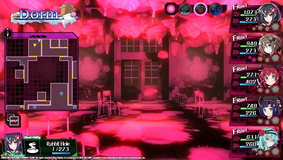 Screenshot for Mary Skelter: Nightmares on PS Vita