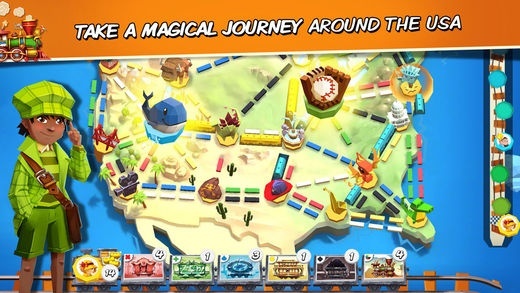 Screenshot for Ticket to Ride: First Journey on iOS