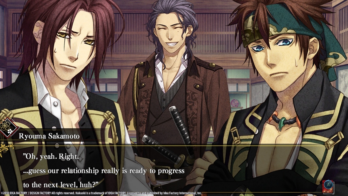 Screenshot for Hakuoki: Edo Blossoms on PS Vita