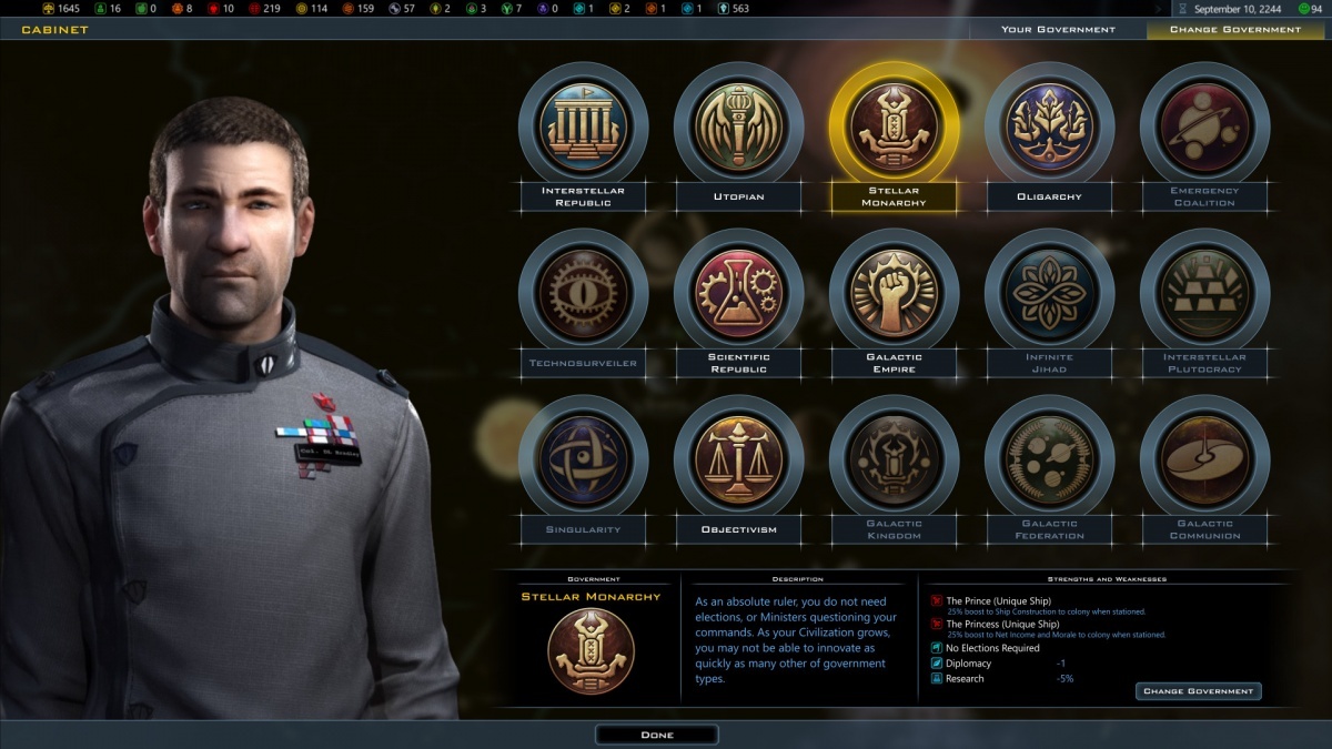 Screenshot for Galactic Civilizations III: Intrigue on PC