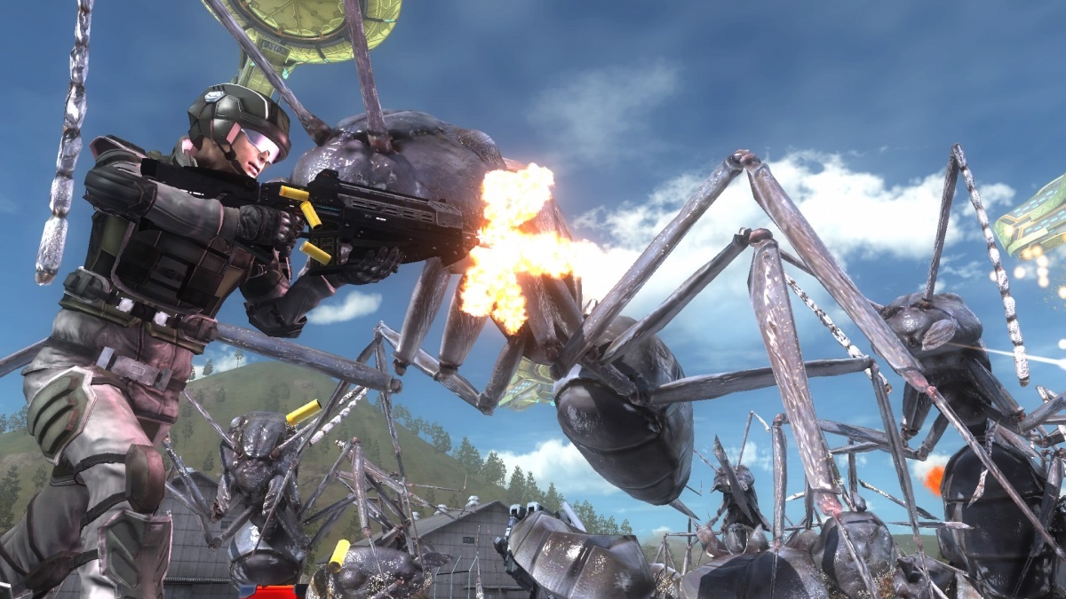 Screenshot for Earth Defense Force 5 on PlayStation 4