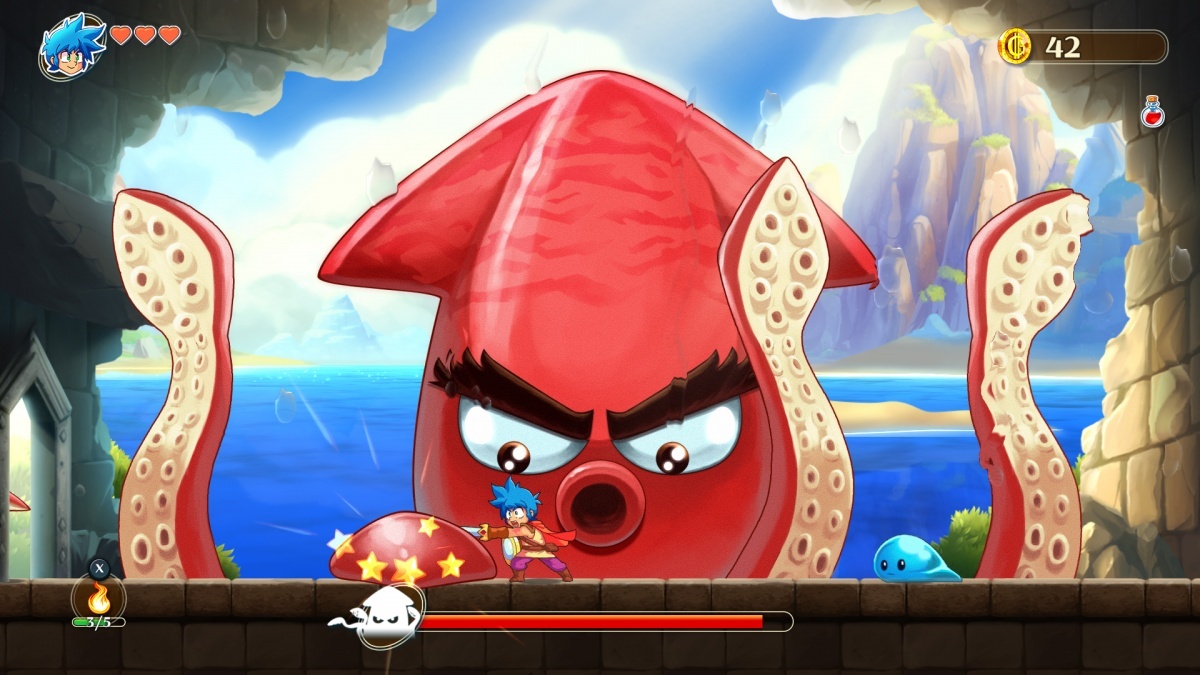 Screenshot for Monster Boy and the Cursed Kingdom on PlayStation 4