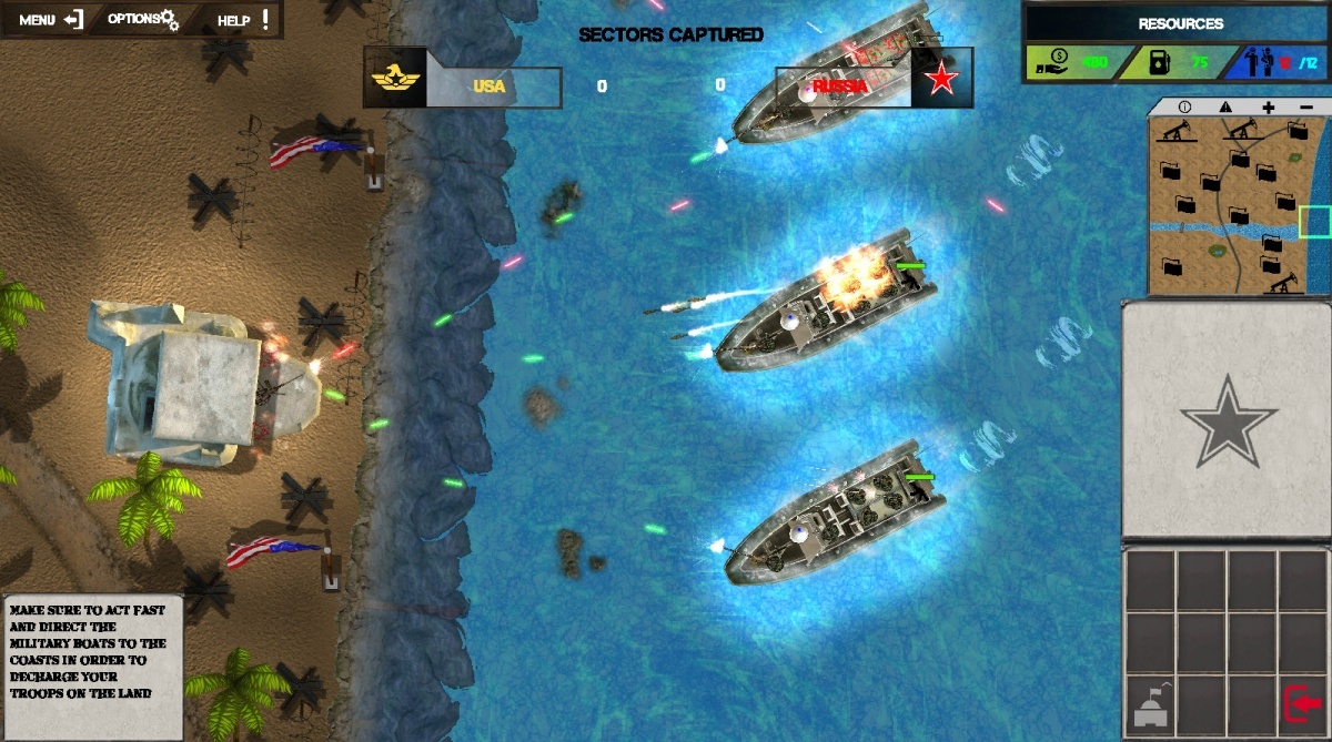 Screenshot for Raid on Coasts on PC