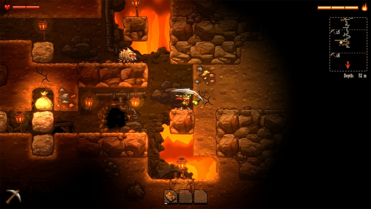 Screenshot for SteamWorld Dig on Nintendo Switch