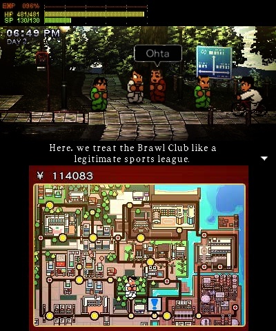 Screenshot for River City: Rival Showdown on Nintendo 3DS