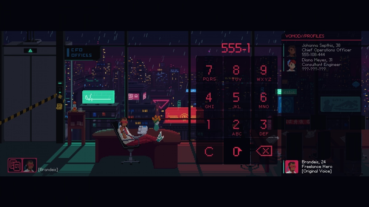 Screenshot for The Red Strings Club on PC