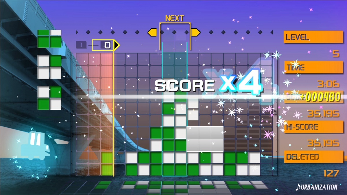 Screenshot for Lumines Remastered on Nintendo Switch