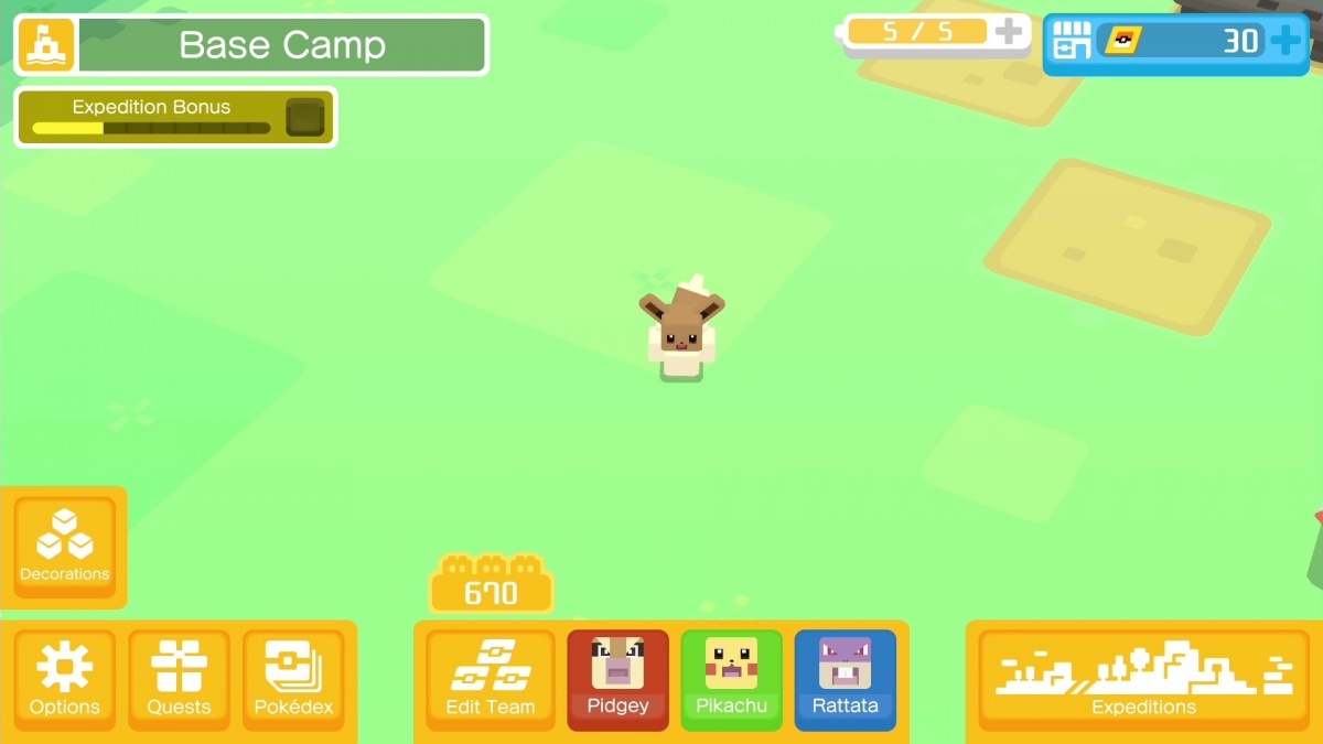 Screenshot for Pokémon Quest on Nintendo Switch