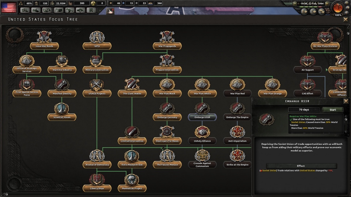 Screenshot for Hearts of Iron IV on PC