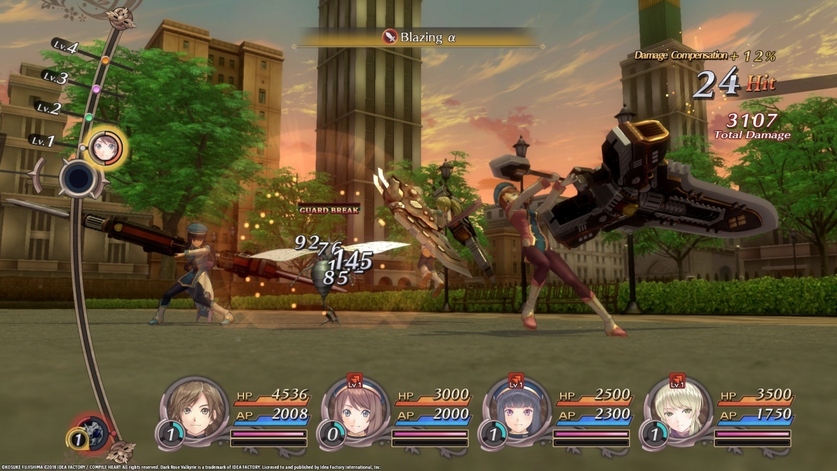 Screenshot for Dark Rose Valkyrie on PC