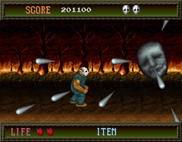 Screenshot for Splatterhouse on Arcade