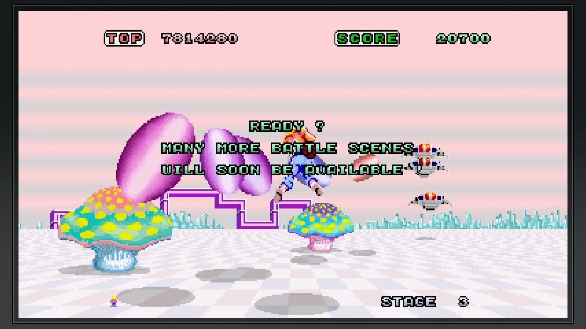 Screenshot for Sega Ages Space Harrier on Nintendo Switch