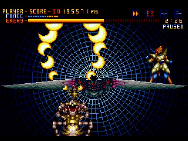 Screenshot for Alien Soldier on Mega Drive