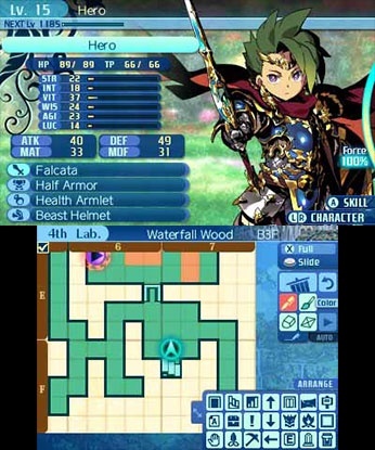 Screenshot for Etrian Odyssey Nexus on Nintendo 3DS