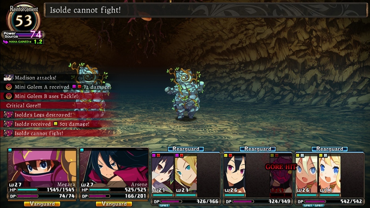 Screenshot for Labyrinth of Refrain: Coven of Dusk on Nintendo Switch