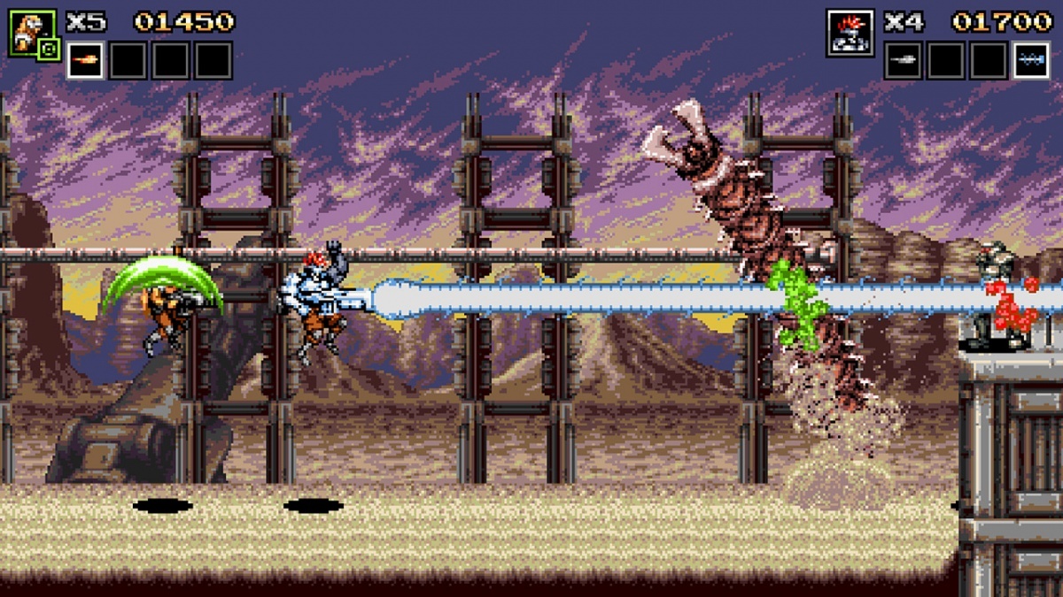 Screenshot for Blazing Chrome on Nintendo Switch