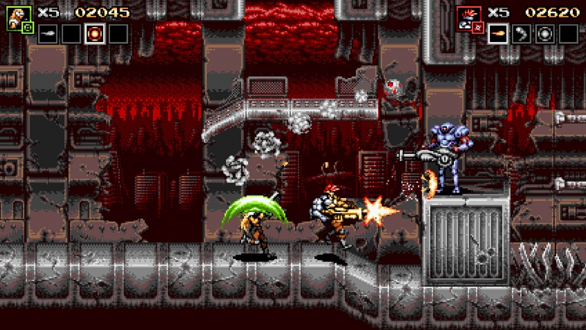 Screenshot for Blazing Chrome on Nintendo Switch