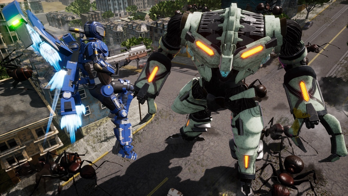 Screenshot for Earth Defence Force: Iron Rain on PlayStation 4