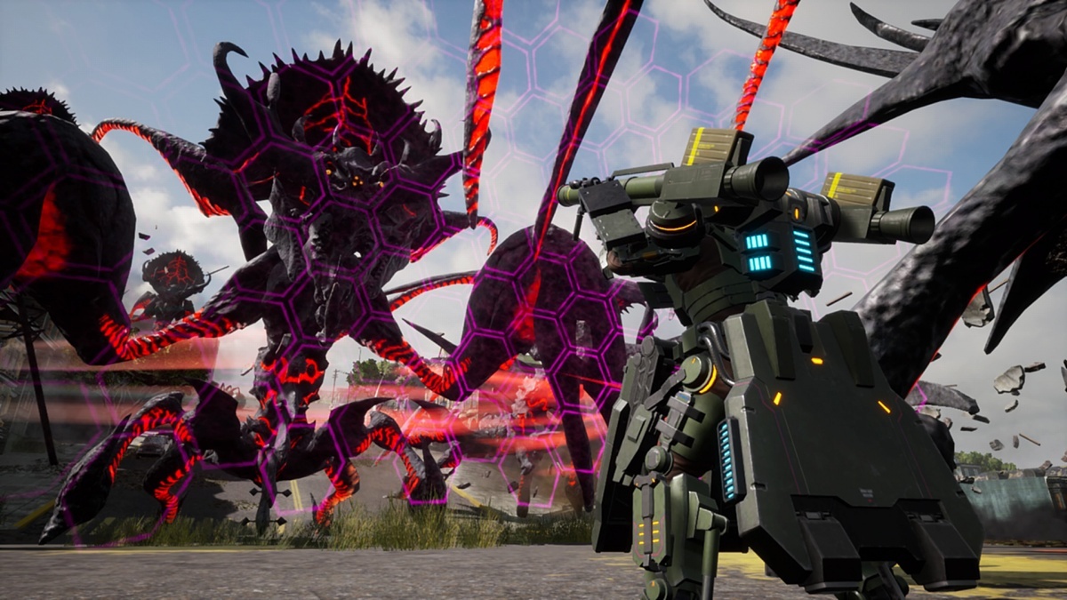 Screenshot for Earth Defence Force: Iron Rain on PlayStation 4