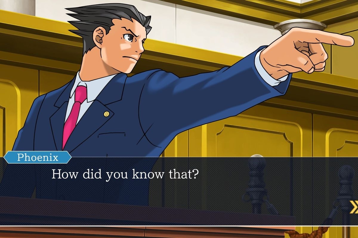 Screenshot for Phoenix Wright Trilogy on PlayStation 4