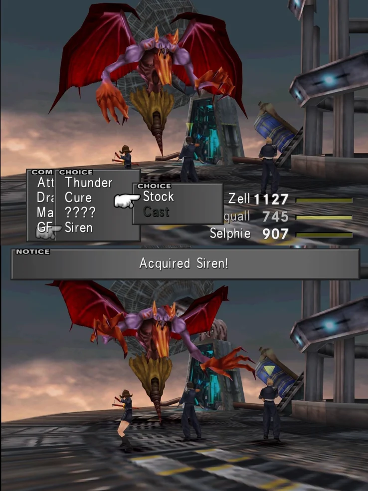 Screenshot for Final Fantasy VIII Remastered on PlayStation 4