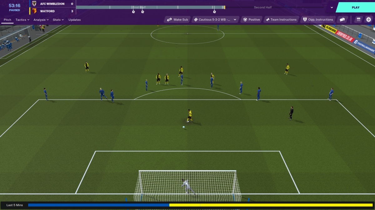 Screenshot for Football Manager 2020 on PC