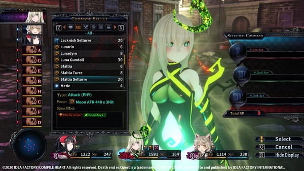 Screenshot for Death end re;Quest 2 on PlayStation 4