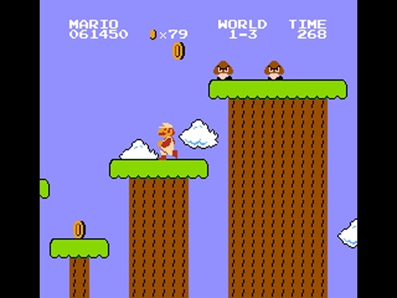 Screenshot for Super Mario Bros. on NES